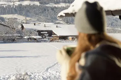Zillertaler Hofchalets im Winter