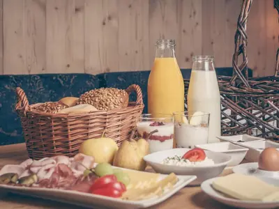 Essen im Chalet oder in der Nähe