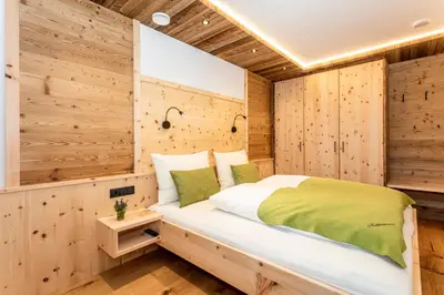 Ein Bett oder Betten in einem Zimmer der Unterkunft Biobauernhof Mittermoos