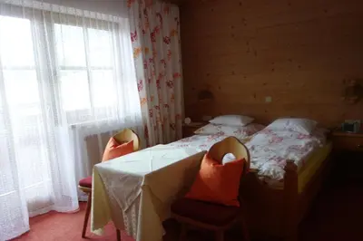 Ein Bett oder Betten in einem Zimmer der Unterkunft Haus Postfeld