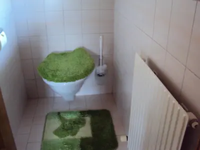 Ein Badezimmer in der Unterkunft Haus Postfeld