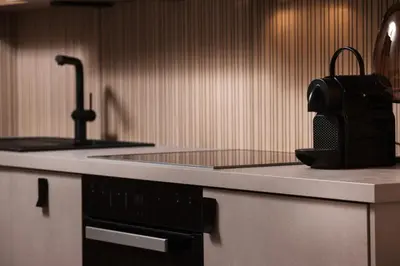 Küche/Küchenzeile in der Unterkunft Appartement Sport Steger