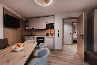 Küche/Küchenzeile in der Unterkunft Appartement Sport Steger