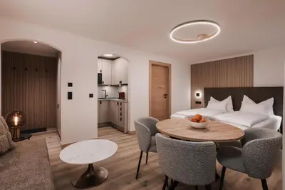 Küche/Küchenzeile in der Unterkunft Appartement Sport Steger
