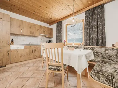 Küche/Küchenzeile in der Unterkunft Breierhof