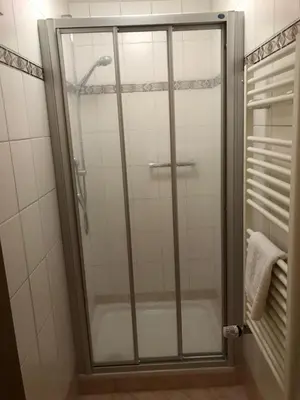 Ein Badezimmer in der Unterkunft Fiechtl Apartments
