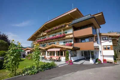 Das Gebäude in dem sich die Pension befindet