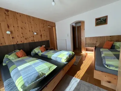 Ein Bett oder Betten in einem Zimmer der Unterkunft Ferienwohnungen Unterfeld