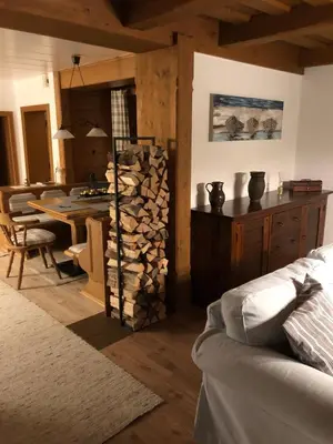 Ein Bett oder Betten in einem Zimmer der Unterkunft Chalet Kitzalm