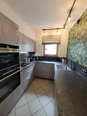 Küche/Küchenzeile in der Unterkunft Villa Heimatliebe