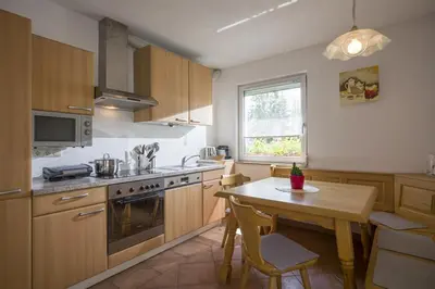Küche/Küchenzeile in der Unterkunft Ferienwohnung Karakas