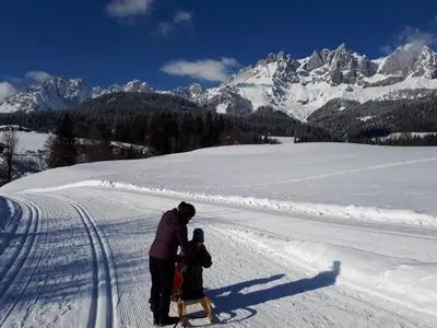 Haus Strobler im Winter