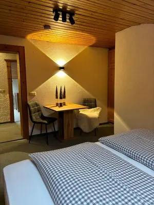 Ein Bett oder Betten in einem Zimmer der Unterkunft Jägerhof