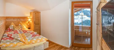 Ein Bett oder Betten in einem Zimmer der Unterkunft Landhaus Höllwarth