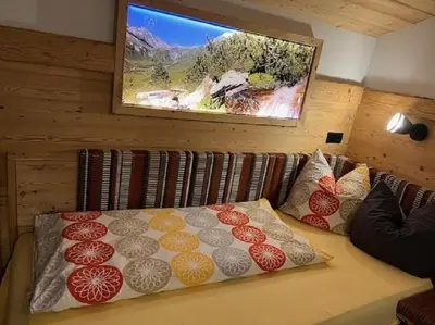 Ein Bett oder Betten in einem Zimmer der Unterkunft Landhaus Höllwarth