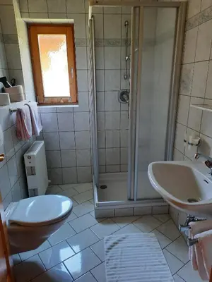 Ein Badezimmer in der Unterkunft Haus Gmahblick Ferienwonungen