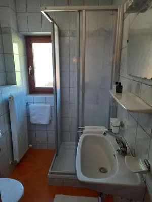 Ein Badezimmer in der Unterkunft Haus Gmahblick Ferienwonungen