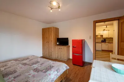 Ein Bett oder Betten in einem Zimmer der Unterkunft 