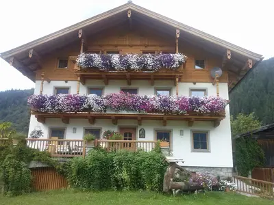 Ein Garten an der Unterkunft Ferienwohnungen Behamhof