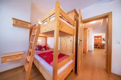 Ein Bett oder Betten in einem Zimmer der Unterkunft Ferienwohnungen Behamhof