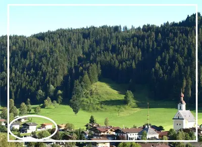 Naturlandschaft in der Nähe der Ferienwohnung