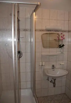 Ein Badezimmer in der Unterkunft Ferienhaus Am Steindl 