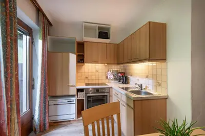 Küche/Küchenzeile in der Unterkunft Ferienhaus Am Steindl 
