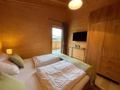 Ein Bett oder Betten in einem Zimmer der Unterkunft Apartment Jochblick by Interhome