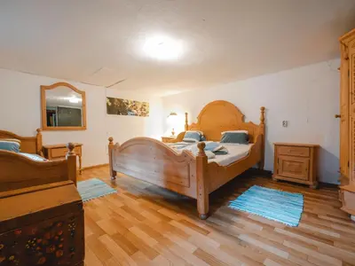 Ein Bett oder Betten in einem Zimmer der Unterkunft Holiday Home Alte Sahnealm by Interhome