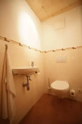 Ein Badezimmer in der Unterkunft Dorfappartements Söll