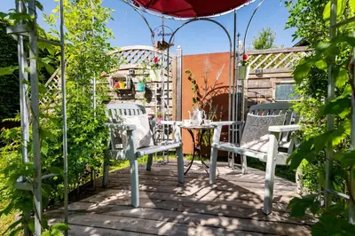 Ein Garten an der Unterkunft Chalet Terry
