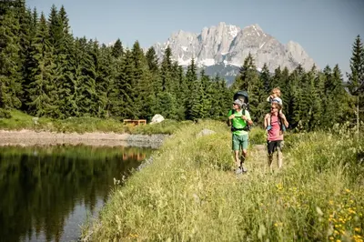 Naturlandschaft in der Nähe des Chalets