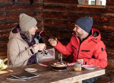 Getränke in der Unterkunft Chalet Terry