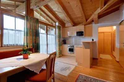 Küche/Küchenzeile in der Unterkunft Appartments Antoniushof