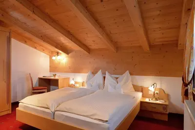 Ein Bett oder Betten in einem Zimmer der Unterkunft Appartments Antoniushof