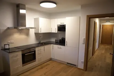 Küche/Küchenzeile in der Unterkunft Kitzbuheler Alpen Residenz Top2 Hollersbach