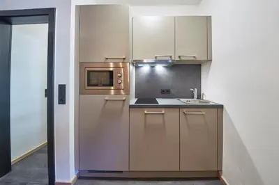 Küche/Küchenzeile in der Unterkunft Time for Sport Apartments