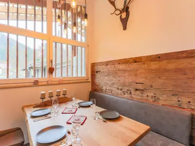 Ein Sitzbereich in der Unterkunft Chalet with 2 apartments in Kirchberg