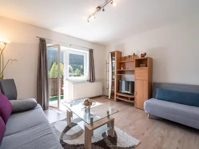 Ein Sitzbereich in der Unterkunft Cottage in Muhlbach near Kitzbuhel Ski Area