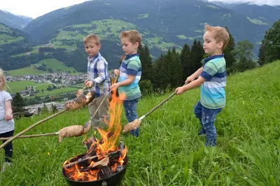 Naturlandschaft in der Nähe des Chalets