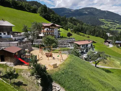 Naturlandschaft in der Nähe des Chalets