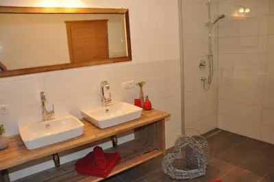 Ein Badezimmer in der Unterkunft Ferienwohnung Christian