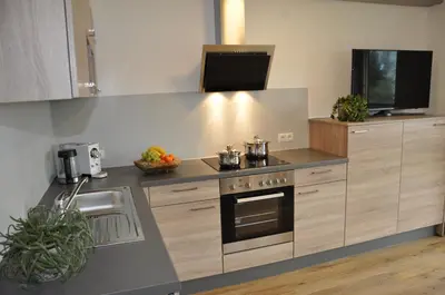 Küche/Küchenzeile in der Unterkunft Ferienwohnung Christian