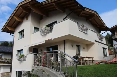 Ein Balkon oder eine Terrasse in der Unterkunft Apart Melanie