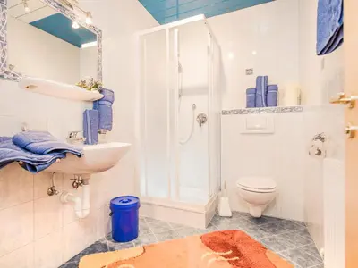 Ein Badezimmer in der Unterkunft Apart Christine