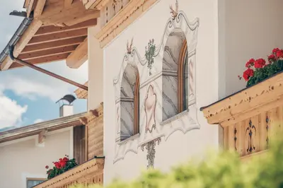 Ein Balkon oder eine Terrasse in der Unterkunft Apart Christine