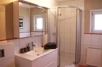 Ein Badezimmer in der Unterkunft Ferienwohnung Melanie