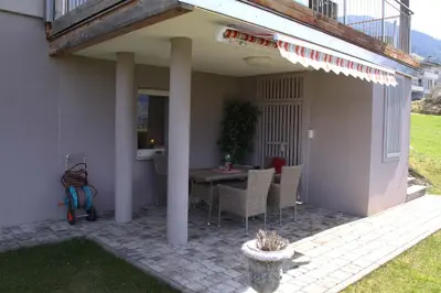 Das Gebäude in dem sich die Ferienwohnung befindet