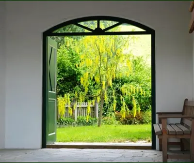 Ein Garten an der Unterkunft Landhaus Wanger
