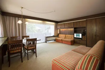 Ein Sitzbereich in der Unterkunft Apartmenthaus Brixen & Haus Central